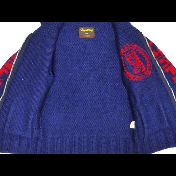 Hysteric Glamour Knit Cowichan Sweater Medium - Picture 7 of 8
